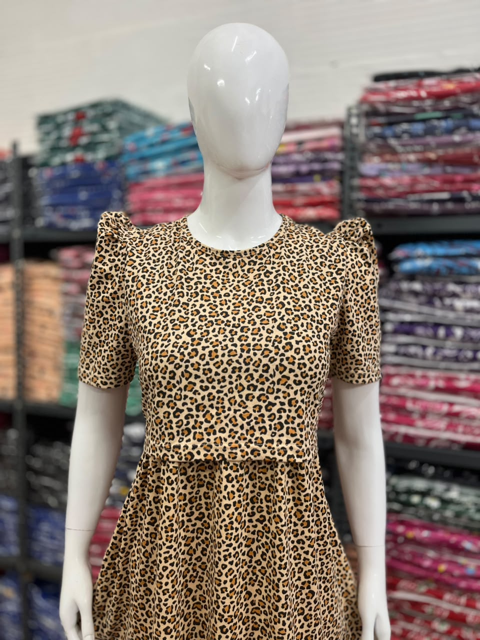Zipless maternity and feeding wear - ankle length cheetah 🐆