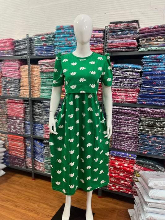 Zipless maternity and feeding wear - ankle length 🐘