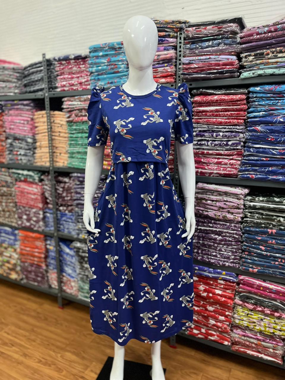 Zipless maternity and feeding wear - ankle length tom