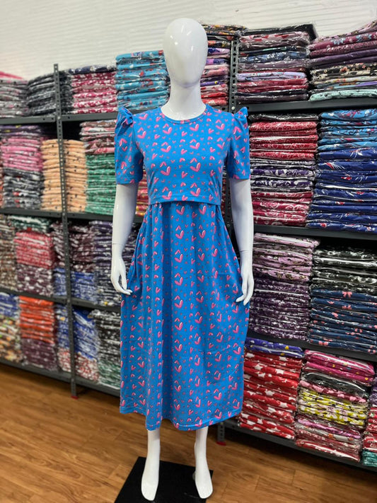 Zipless maternity and feeding wear - ankle length wh