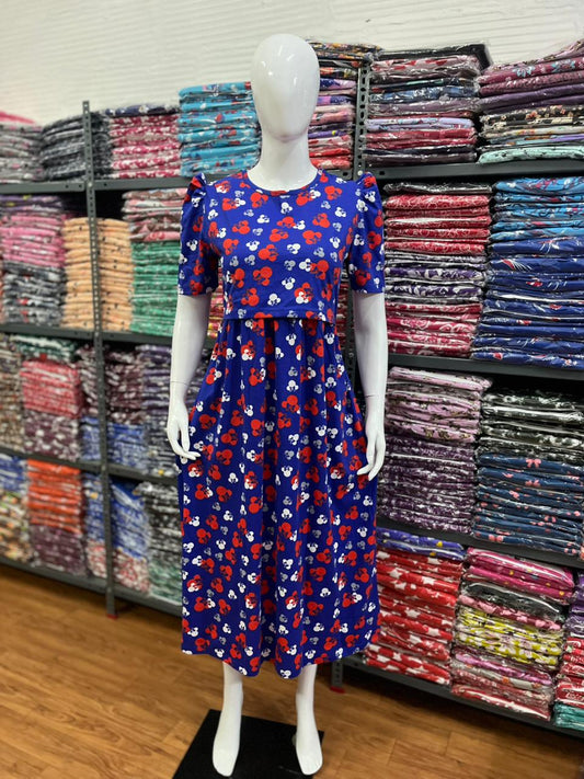 Zipless maternity and feeding wear - ankle length rw mic