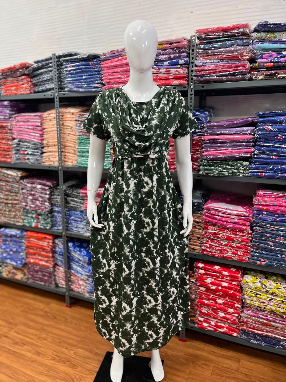 Shawl Type Zipless Maternity Wear Full Length dg