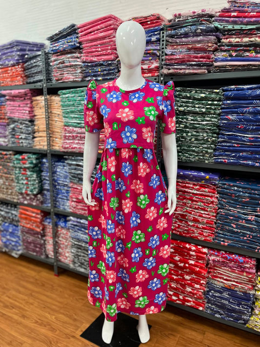 Zipless maternity and feeding wear - Full Length flower 🌼