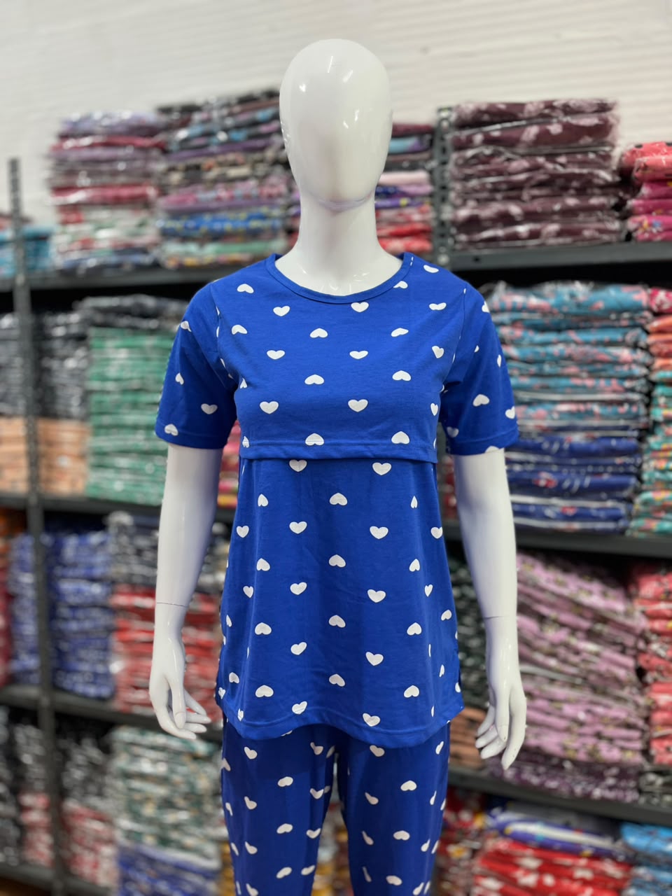 Feeding Co-Ord set @ 399/- Only t shirt blue