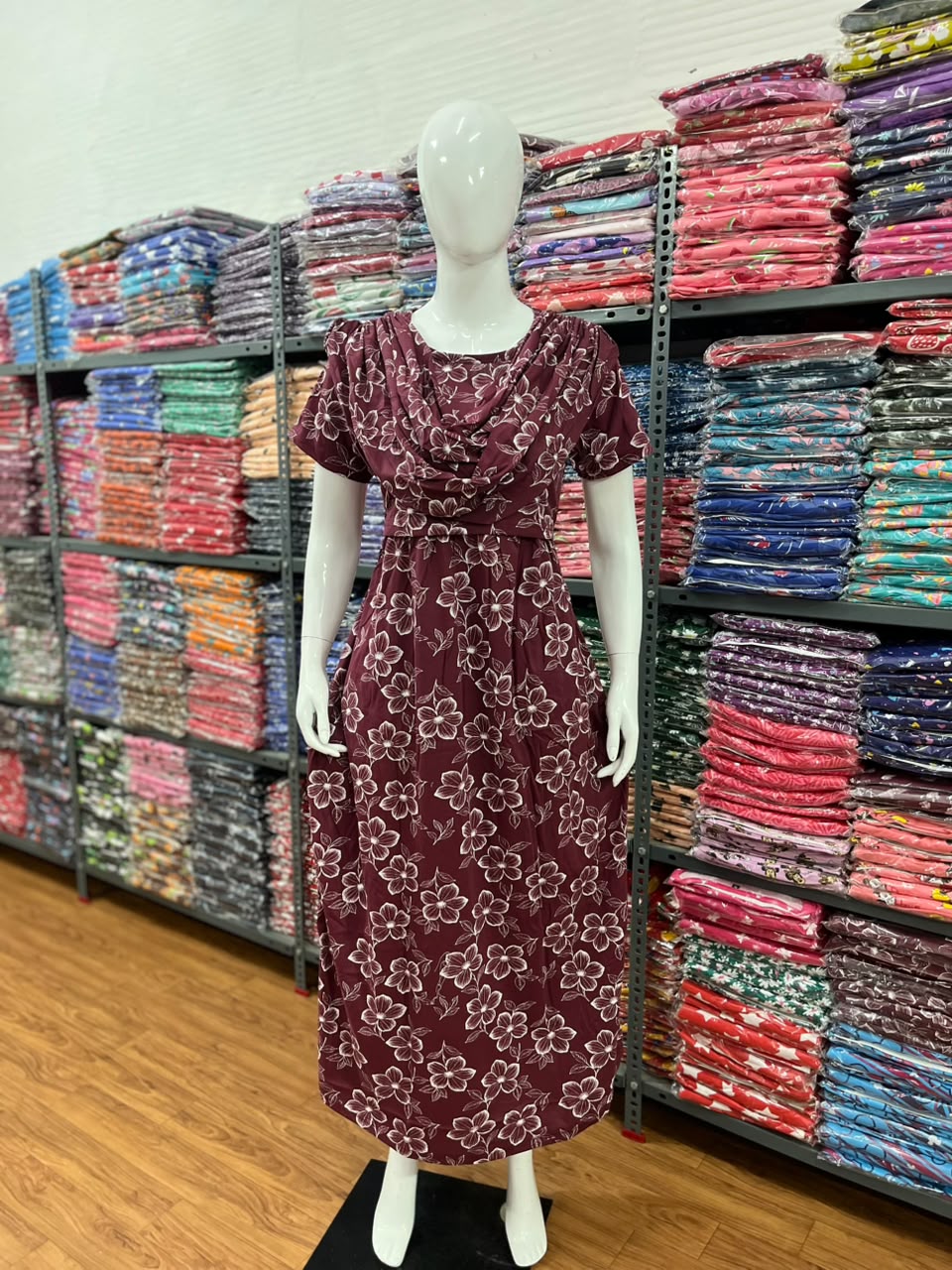Shawl Type Zipless Maternity Wear Full Length br f