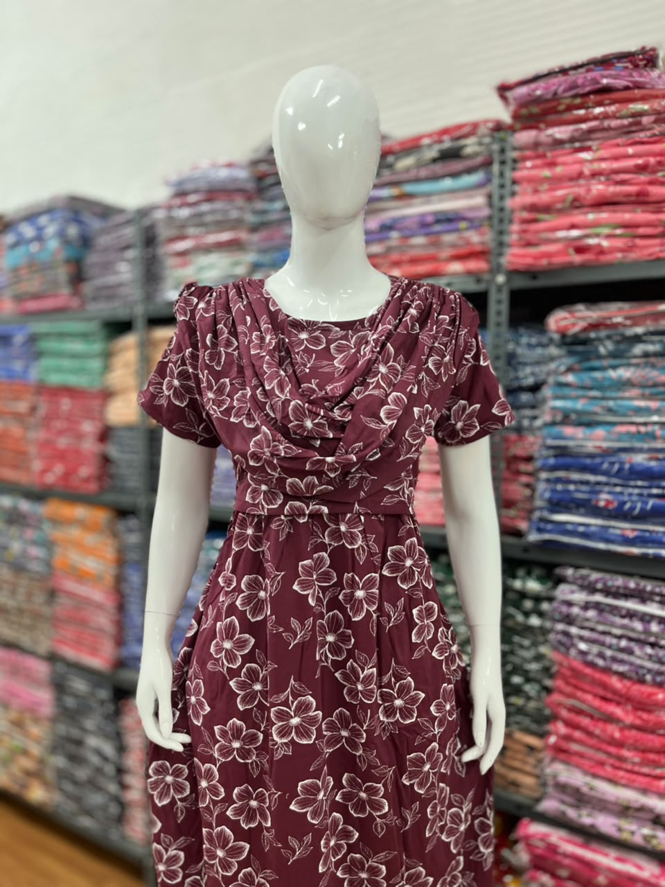 Shawl Type Zipless Maternity Wear Full Length br f
