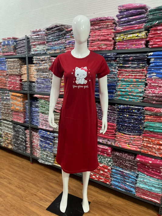 Long Polo T-shirt @ 349/-Only red