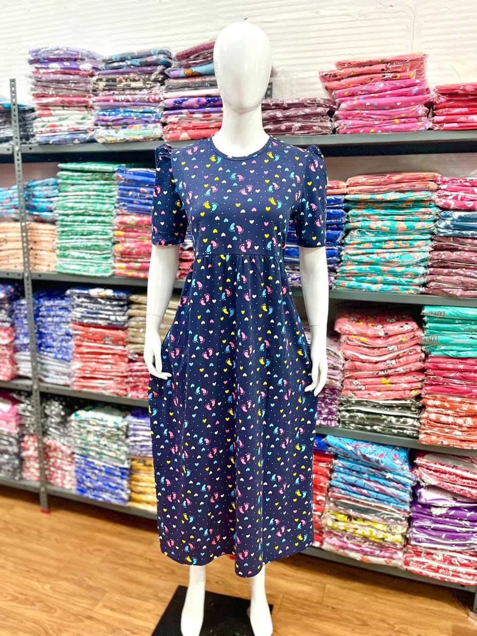 Non Feeding LOUNGEWEAR (NON FEEDING) - Ankle Length navy pa