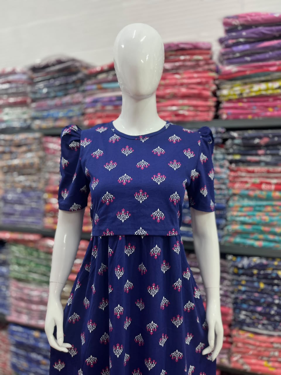 Zipless maternity and feeding wear - ankle length lamp
