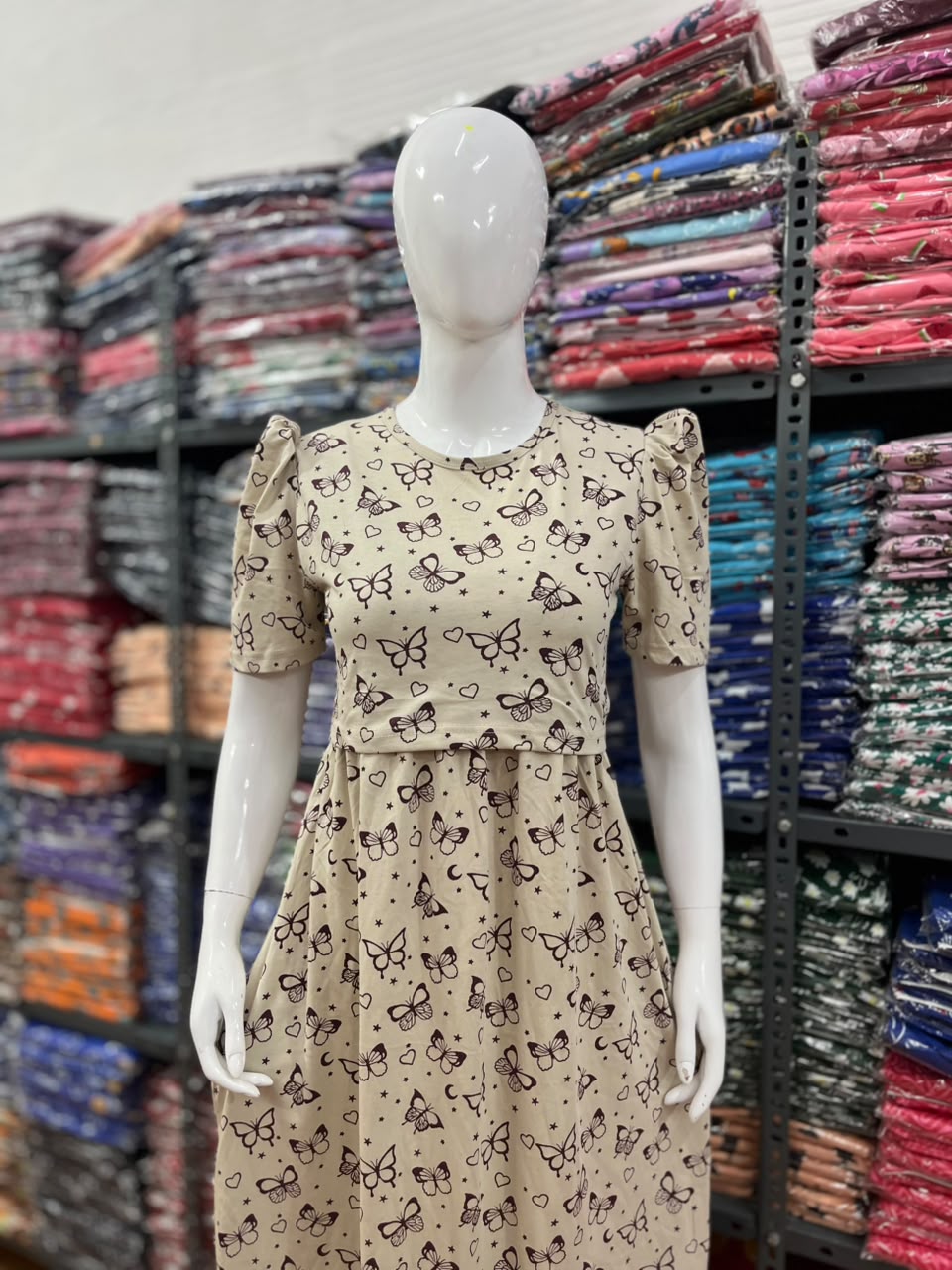 Zipless maternity and feeding wear - ankle length butt