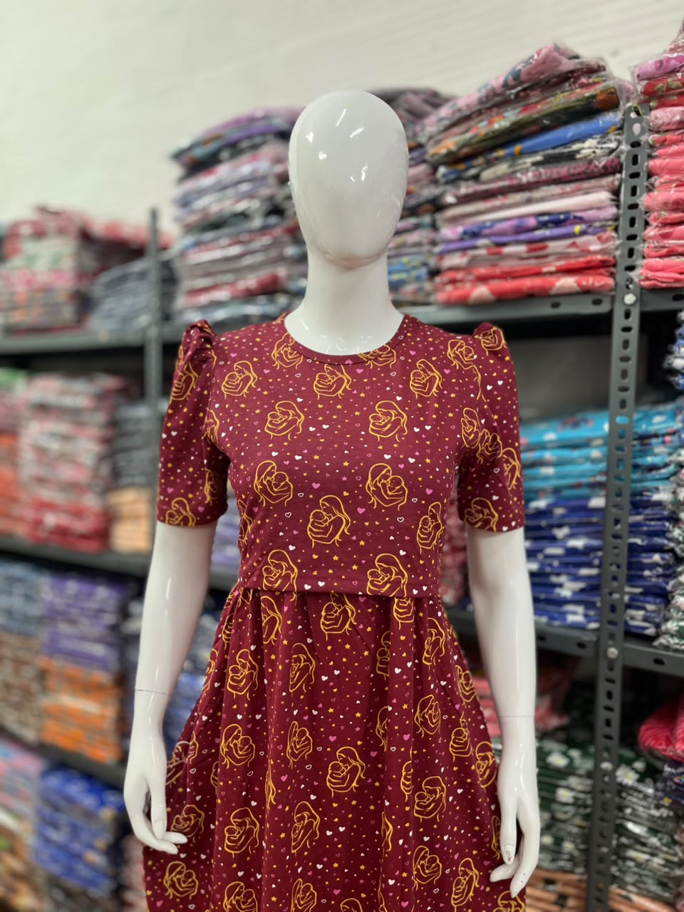 Zipless maternity and feeding wear - ankle length
