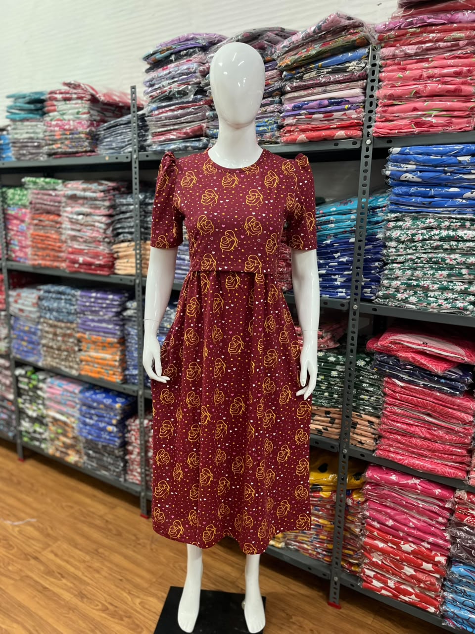 Zipless maternity and feeding wear - ankle length