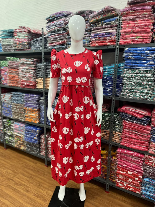 Zipless maternity and feeding wear - Full Length