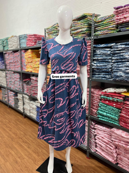 Zipless maternity and feeding wear - ankle length