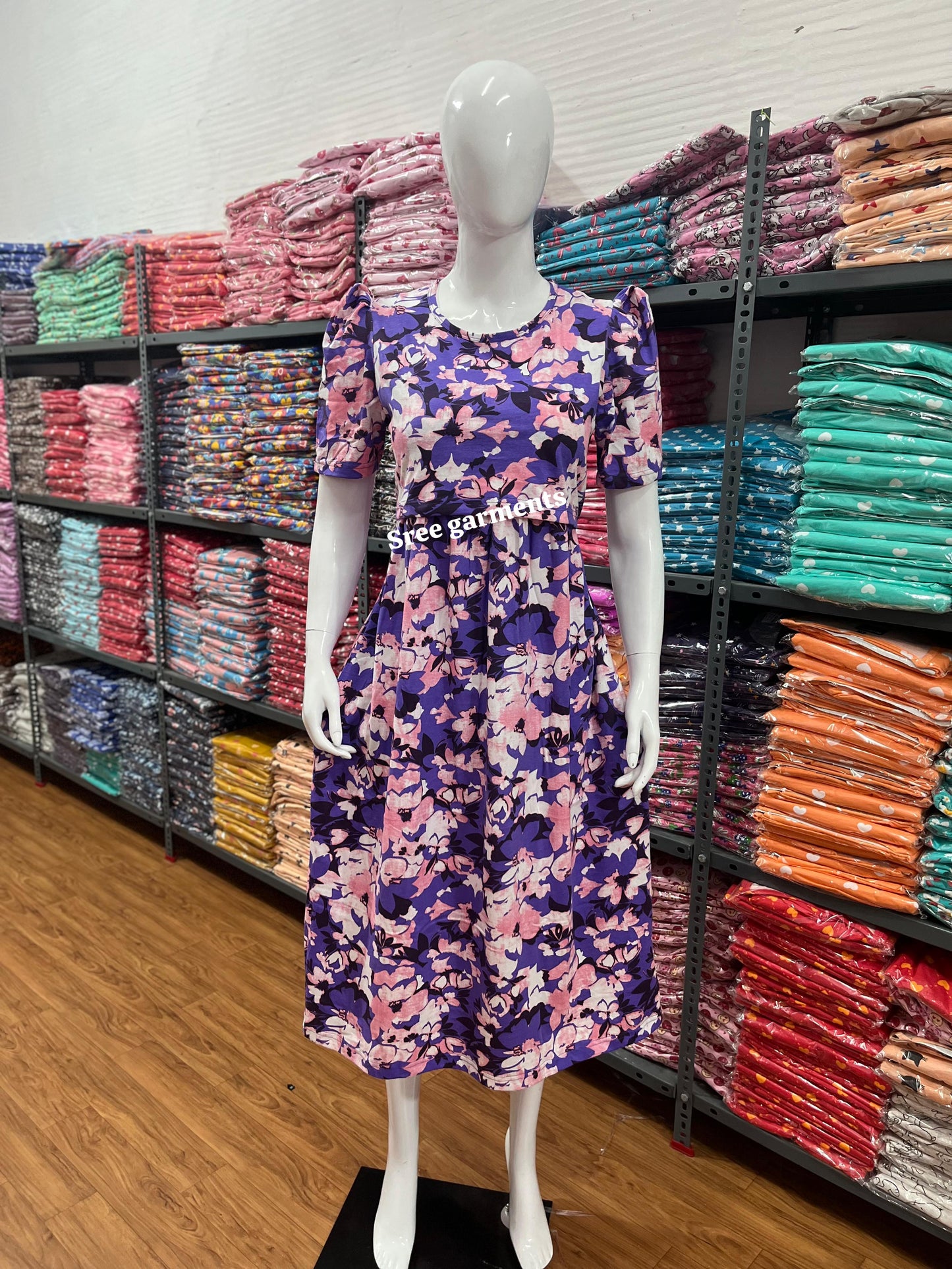 Zipless maternity and feeding wear - ankle length