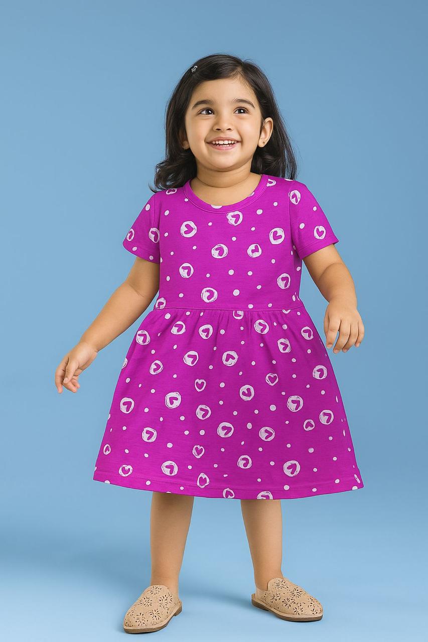 Kids Daily Wear Frock 5 Piece Combo 599/- Only