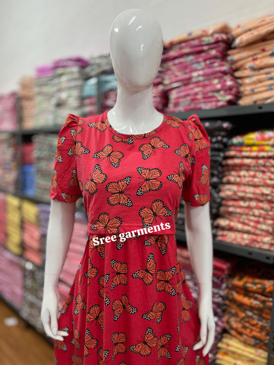 Zipless maternity and feeding wear - Full Length butterfly