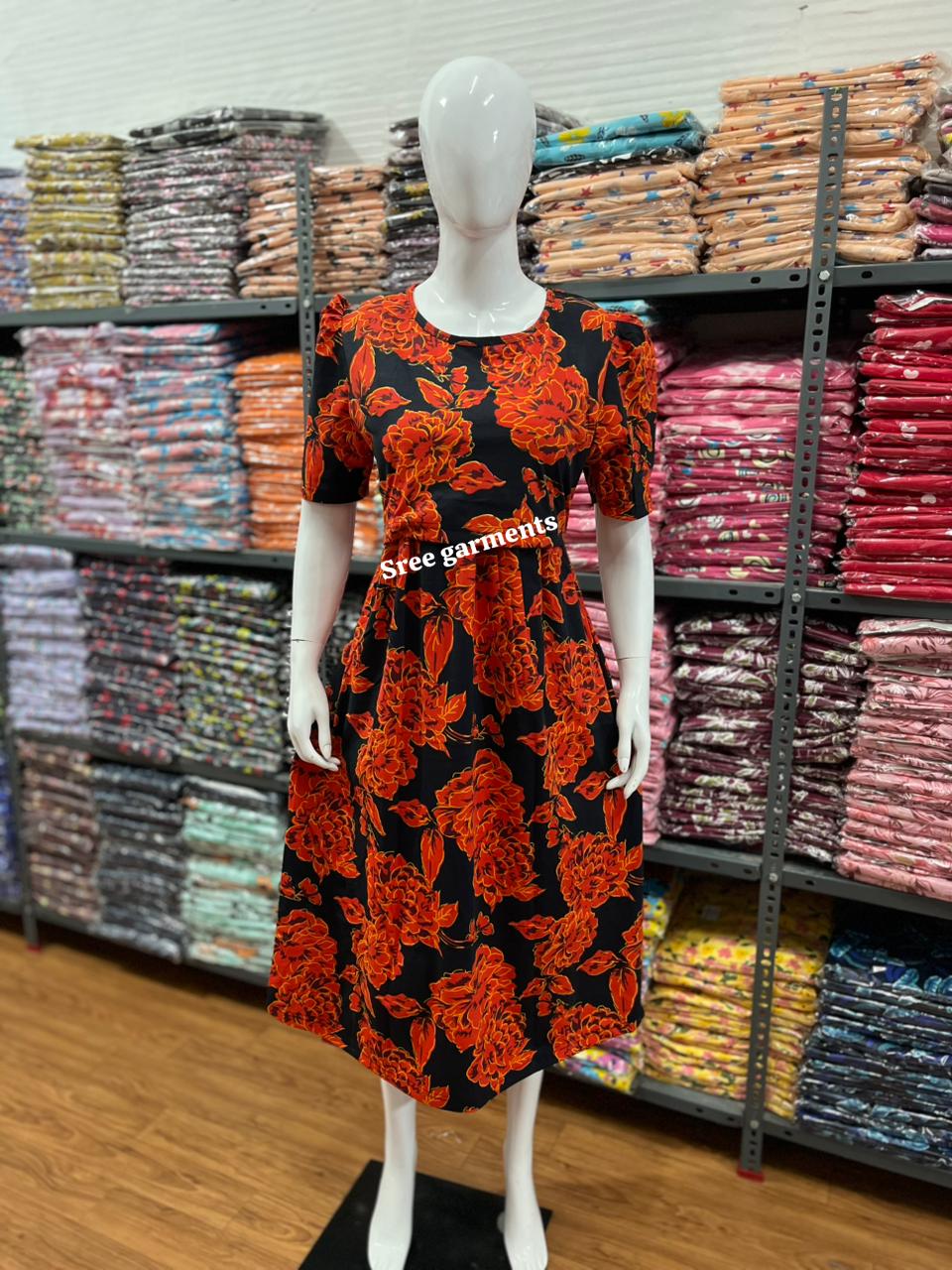 Zipless maternity and feeding wear - ankle length fire